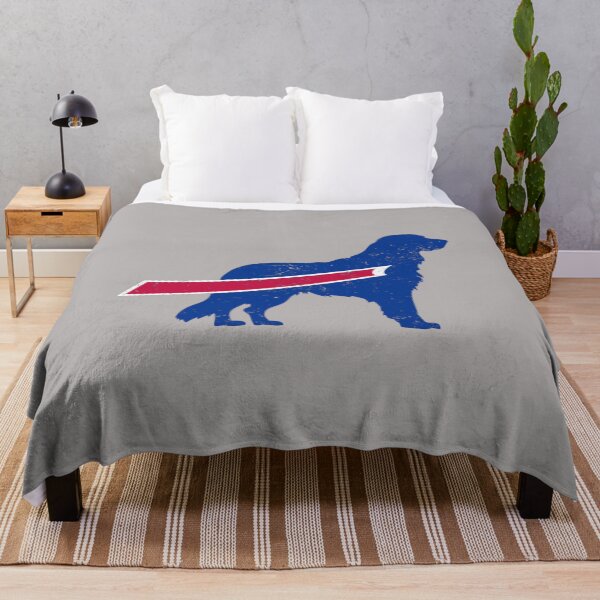 Item preview, Buffalo Bills Dog Silhouette Red Stripe Logo Parody Golden Retriever Style Fan Art Apparel Gift designed and sold by saovipgames.