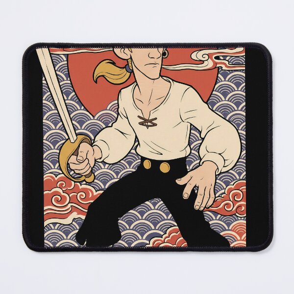 Item preview, Guybrush Threepwood Monkey Island Ukiyo-e Gamer Graphic Tee designed and sold by Senpaiwaves.