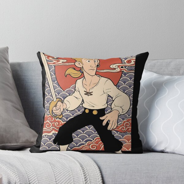 Item preview, Guybrush Threepwood Monkey Island Ukiyo-e Gamer Graphic Tee designed and sold by Senpaiwaves.