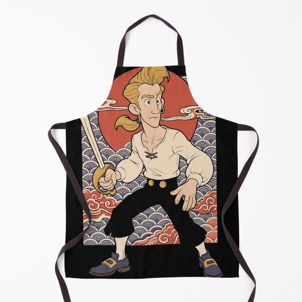 Item preview, Guybrush Threepwood Monkey Island Ukiyo-e Gamer Graphic Tee designed and sold by Senpaiwaves.