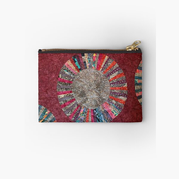 Item preview, Batik Wall Art with Circular Fans and Black and White Accents #2 designed and sold by sraab8.