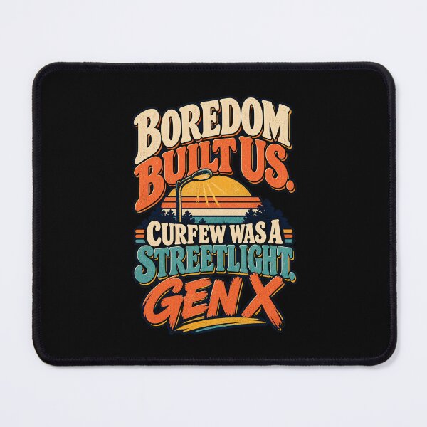 Item preview, Boredom Built Us Curfew Was A Streetlight Gen X Nostalgia designed and sold by MOTIFOLK.