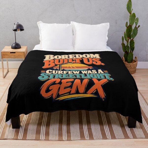 Item preview, Boredom Built Us Curfew Was A Streetlight Gen X Nostalgia designed and sold by MOTIFOLK.