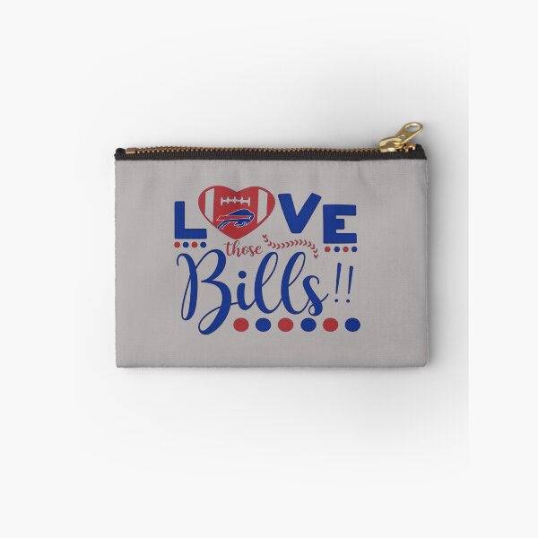 Item preview, Love Those Bills Heart Football Logo Script Text Buffalo NFL Fan Art Apparel Gift designed and sold by saovipgames.