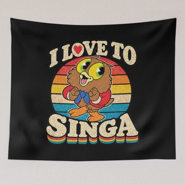 Item preview, Owl Jolson I LOVE TO SINGA designed and sold by Cosmonute.