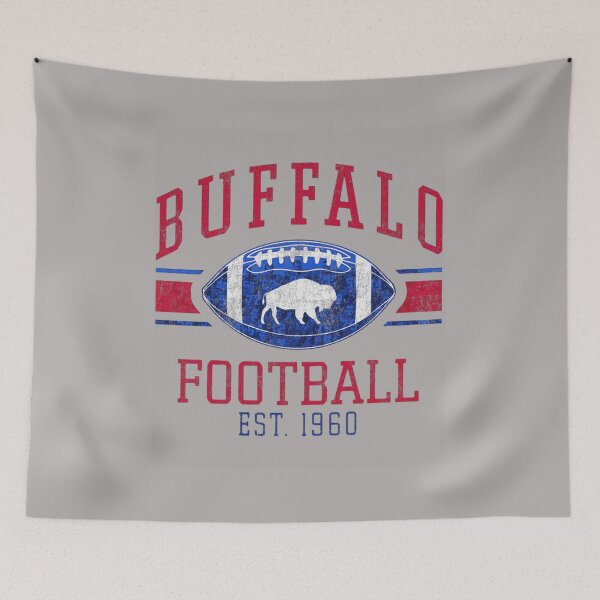 Item preview, Buffalo Football Est 1960 Vintage Football Logo Team Photos Classic NFL Fan Art Apparel Gift designed and sold by saovipgames.