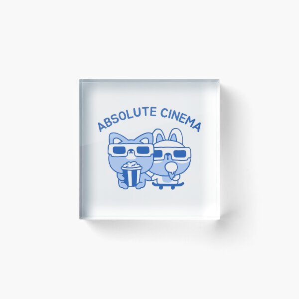 Item preview, Absolute Cinema Cute Cat Meme designed and sold by Nol1ytv.