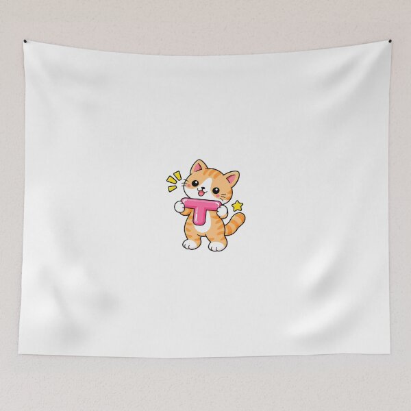 Item preview, Cute Orange Tabby Cat with Korean Hangul Vowel ㅜ Kawaii Kitty designed and sold by NoopnyangStudio.