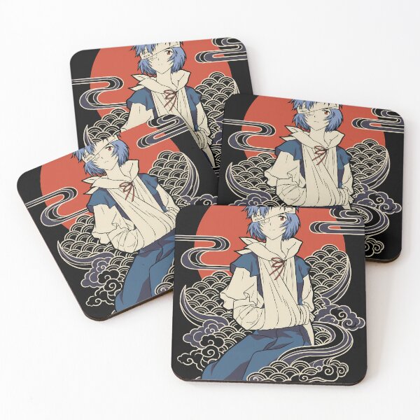 Item preview, Rei Ayanami Neon Genesis Evangelion Ukiyo-e Gamer Graphic Tee designed and sold by Senpaiwaves.