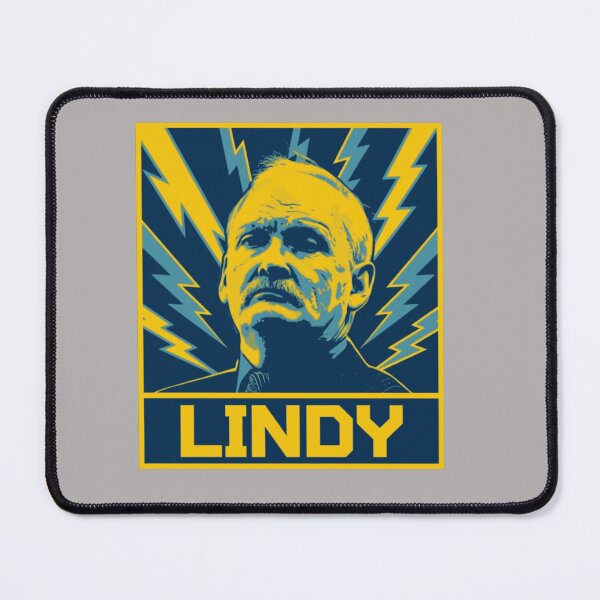 Item preview, Lindy Ruff Lightning Bolts Portrait Yellow Blue Sabres Coach Style Fan Art Apparel Gift designed and sold by saovipgames.