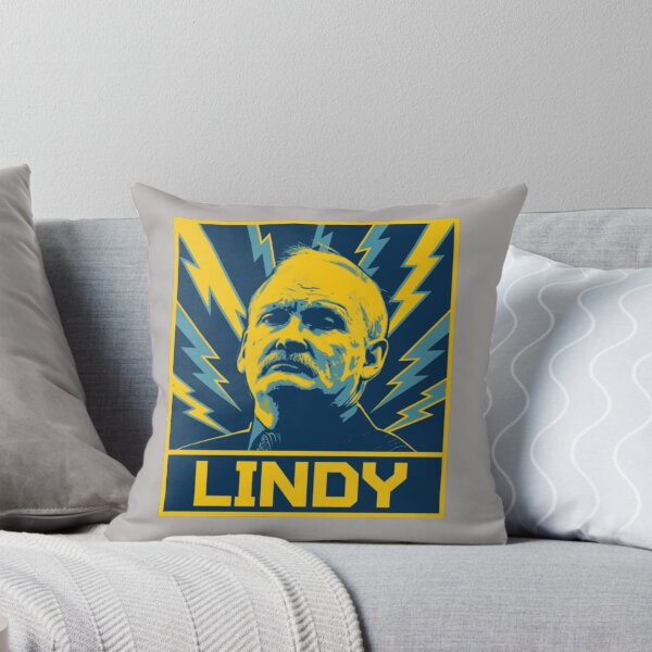 Item preview, Lindy Ruff Lightning Bolts Portrait Yellow Blue Sabres Coach Style Fan Art Apparel Gift designed and sold by saovipgames.