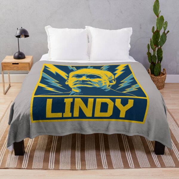 Item preview, Lindy Ruff Lightning Bolts Portrait Yellow Blue Sabres Coach Style Fan Art Apparel Gift designed and sold by saovipgames.