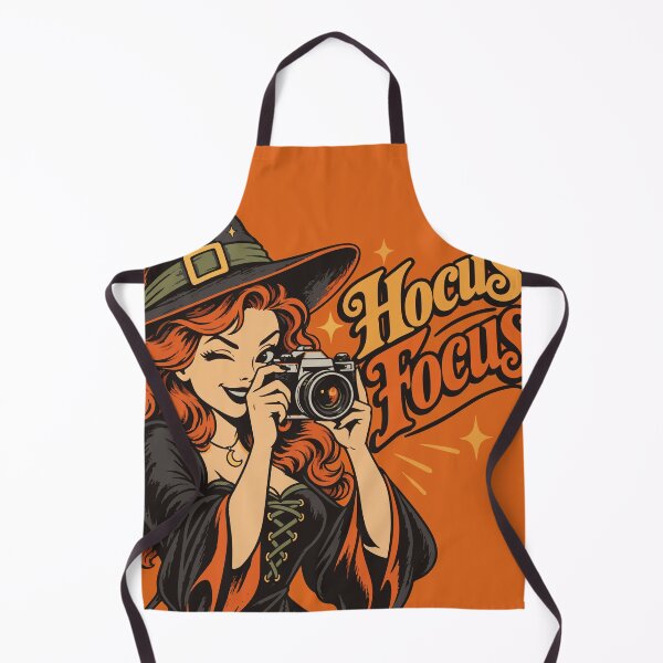 Item preview, Halloween art - Hocus Focus - witch with camera designed and sold by luckysolo.