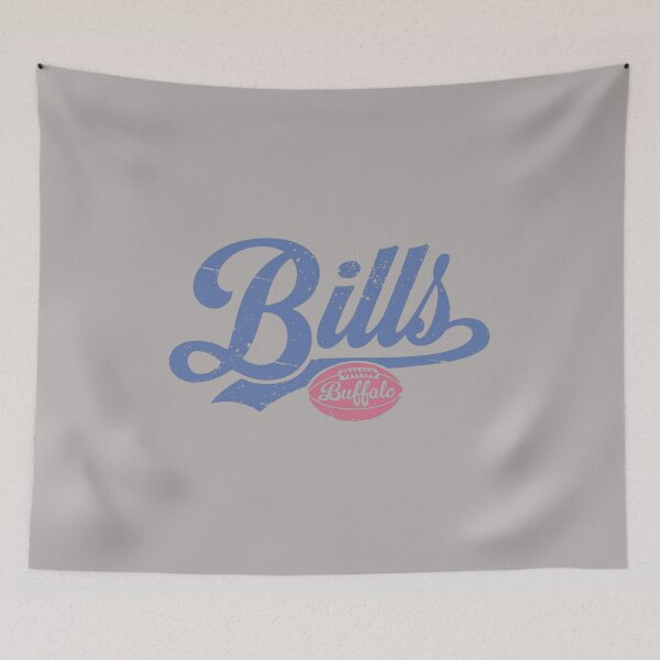 Item preview, Bills Script Text Pink Football Buffalo Vintage Distressed Style Fan Art Apparel Gift designed and sold by saovipgames.