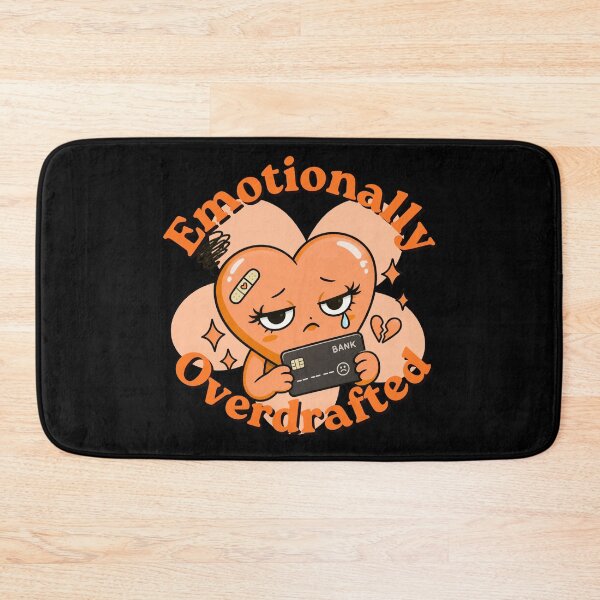 Item preview,  Emotionally Overdrafted Orange Heart Design designed and sold by Artography Designs.