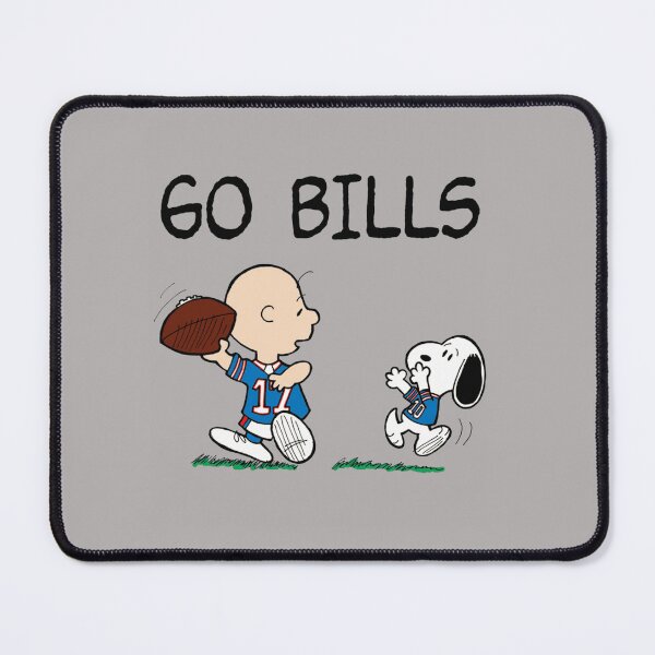 Item preview, Charlie Brown Snoopy Go Bills Peanuts Football Jersey Cartoon NFL Fan Art Apparel Gift designed and sold by saovipgames.