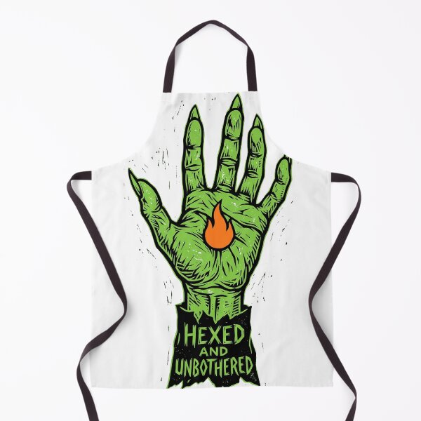 Item preview, Hexed And Unbothered Witch Hand Linocut designed and sold by AURA Vibes.