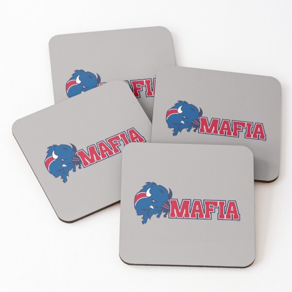 Item preview, Buffalo Bills Mafia Charging Buffalo Head Logo Red Text NFL Fan Art Apparel Gift designed and sold by saovipgames.