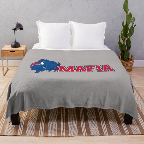 Item preview, Buffalo Bills Mafia Charging Buffalo Head Logo Red Text NFL Fan Art Apparel Gift designed and sold by saovipgames.
