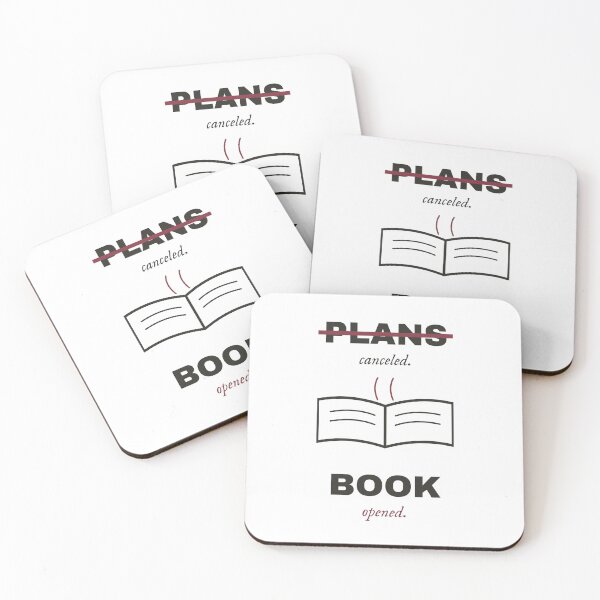 Item preview, Plans Canceled Book Opened - Funny Introvert Reader designed and sold by Rilindi.
