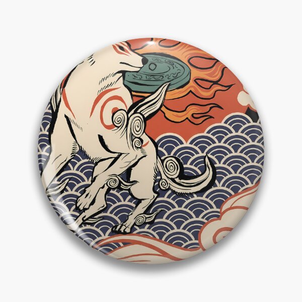 Item preview, Amaterasu Okami Ukiyo-e Video Game Anime Shirt designed and sold by Senpaiwaves.