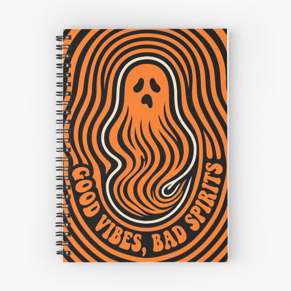Item preview, Good Vibes Bad Spirits Retro Ghost Halloween designed and sold by AURA Vibes.