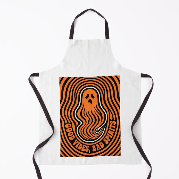 Item preview, Good Vibes Bad Spirits Retro Ghost Halloween designed and sold by AURA Vibes.