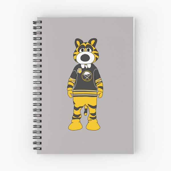 Item preview, Buffalo Sabres Tiger Mascot Standing Black Jersey Yellow Black Hockey NHL Fan Art Apparel Gift designed and sold by saovipgames.