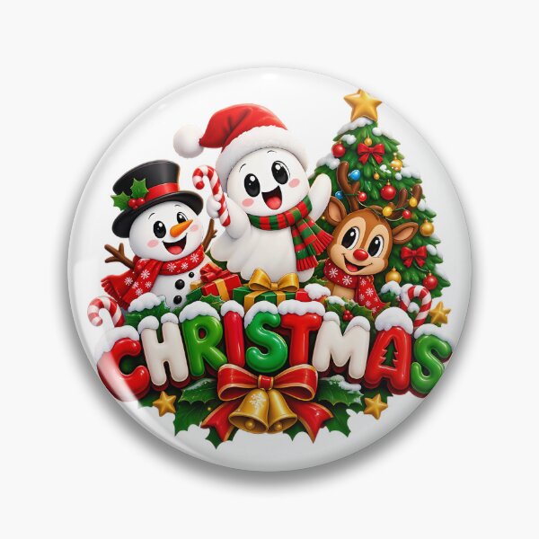 Item preview, Christmas Wonderland Cute 3D Holiday Characters designed and sold by HoMya.