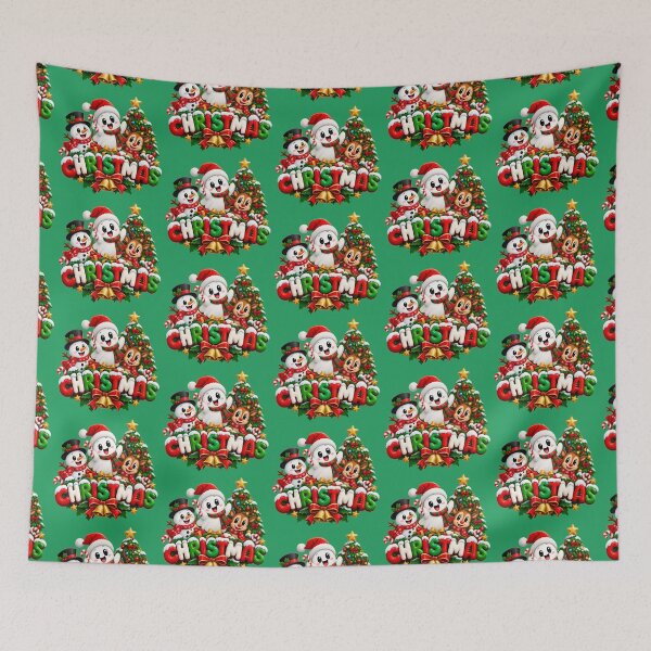 Item preview, Christmas Wonderland Cute 3D Holiday Characters designed and sold by HoMya.
