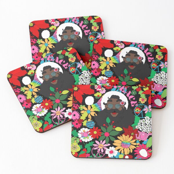 Item preview, Psychedelic Santa - Dark Skintone designed and sold by YesterdayColl.