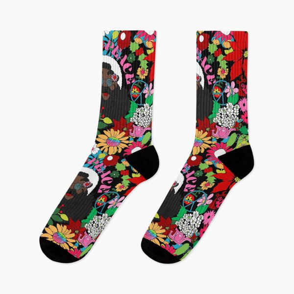 Item preview, Psychedelic Santa - Dark Skintone designed and sold by YesterdayColl.