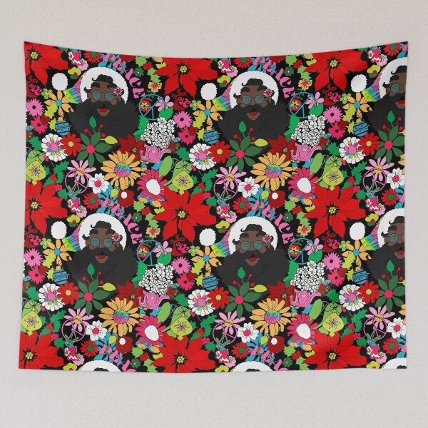 Item preview, Psychedelic Santa - Dark Skintone designed and sold by YesterdayColl.