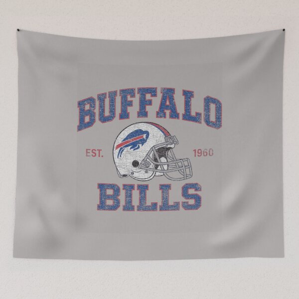 Item preview, Buffalo Bills Helmet Est 1960 Vintage Distressed Classic White Helmet NFL Fan Art Apparel Gift designed and sold by saovipgames.