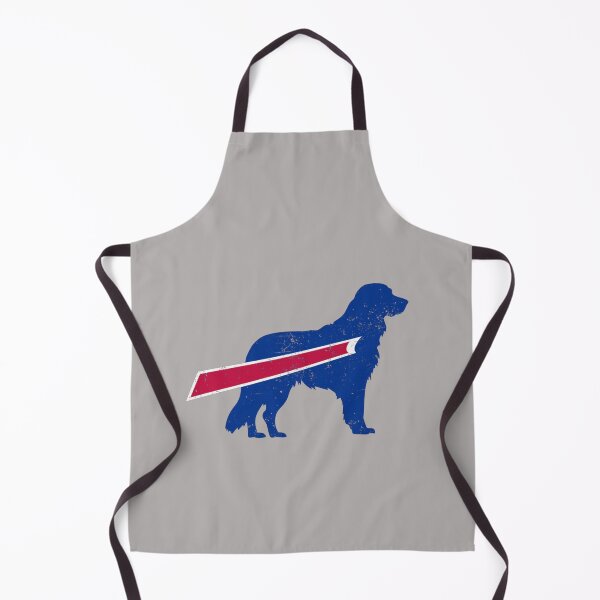 Item preview, Buffalo Bills Golden Retriever Dog Silhouette Red White Stripe Logo Parody Fan Art Apparel Gift designed and sold by saovipgames.