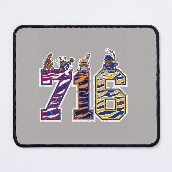 Item preview, 716 Buffalo Area Code Mascots Bills Sabres Bandits Sports Local Pride Fan Art Apparel Gift designed and sold by saovipgames.