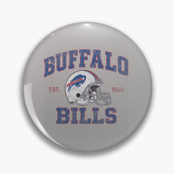 Item preview, Buffalo Bills Classic Helmet Est 1960 Distressed Vintage Arch Text NFL Fan Art Apparel Gift designed and sold by saovipgames.