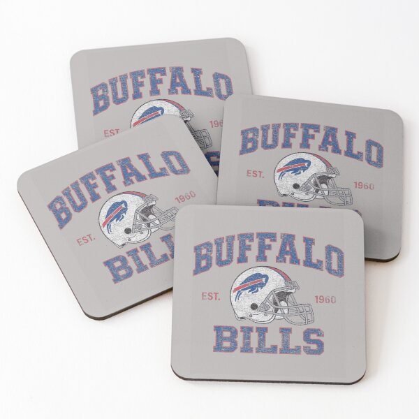 Item preview, Buffalo Bills Classic Helmet Est 1960 Distressed Vintage Arch Text NFL Fan Art Apparel Gift designed and sold by saovipgames.
