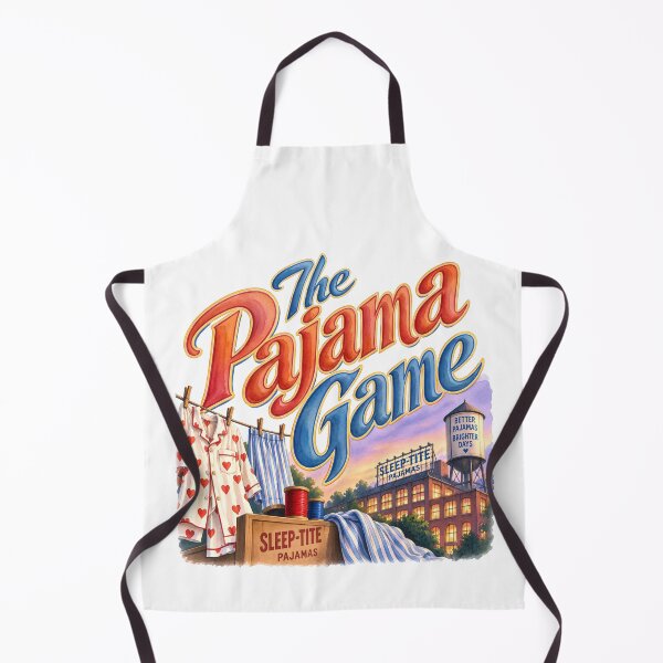 Item preview, The Pajama Game - the Musical  designed and sold by Lyric Vault - Rock on.