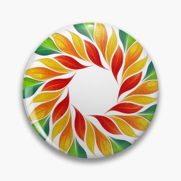 Item preview, Colorful Leaf Mandala designed and sold by Anas Arts.
