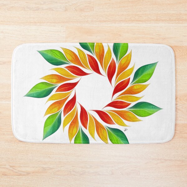 Item preview, Colorful Leaf Mandala designed and sold by Anas Arts.