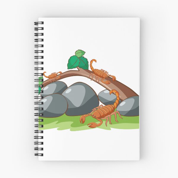 Item preview, Three Scorpions in Nature Cartoon Vector Illustration designed and sold by PIXeez⭐️⭐️⭐️⭐️⭐️.