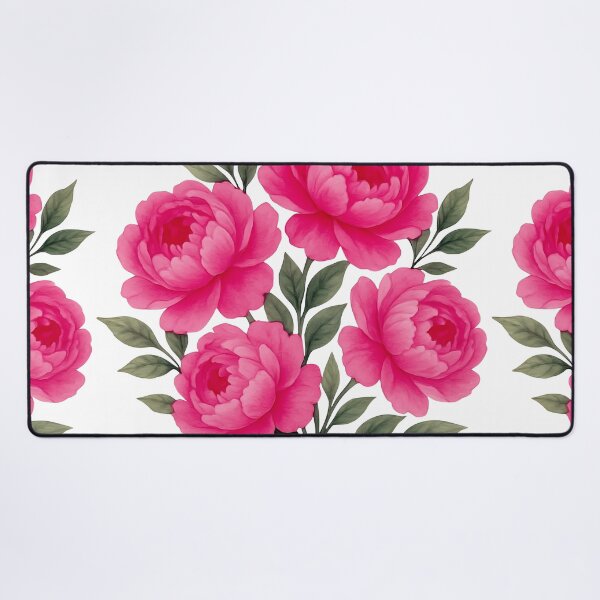 Item preview, Watercolor Pink Magenta Peony Floral Bouquet Shapes Mania designed and sold by Shapes-Mania.