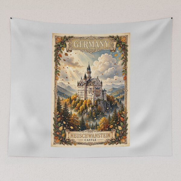 Item preview, Germany — Neuschwanstein Castle: A Fairytale Above the Alps designed and sold by DibujandoPorfa.