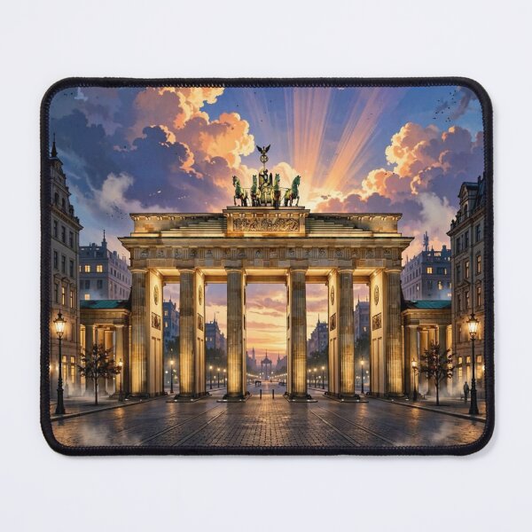Item preview, Germany — Brandenburg Gate: Berlin at Blue Hour designed and sold by DibujandoPorfa.