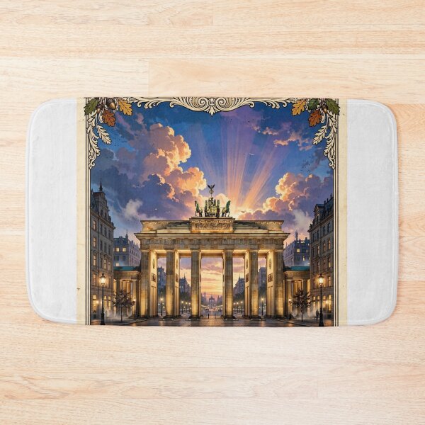 Item preview, Germany — Brandenburg Gate: Berlin at Blue Hour designed and sold by DibujandoPorfa.
