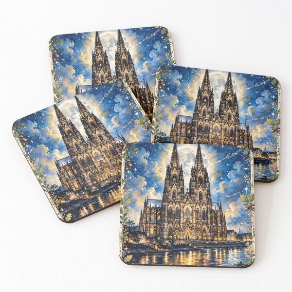 Item preview, Germany — Cologne Cathedral: Moonlit Gothic Majesty designed and sold by DibujandoPorfa.