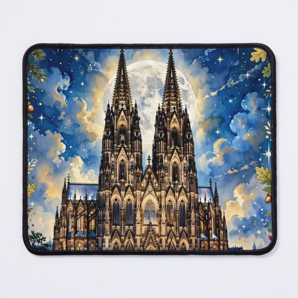 Item preview, Germany — Cologne Cathedral: Moonlit Gothic Majesty designed and sold by DibujandoPorfa.