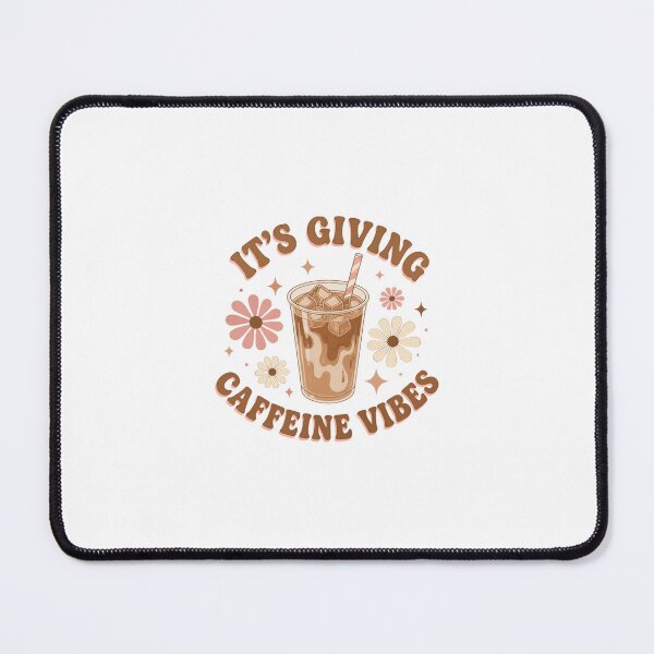 Item preview, It's Giving Caffeine And Vibes Trendy Iced Coffee Aesthetic designed and sold by Créative touche .