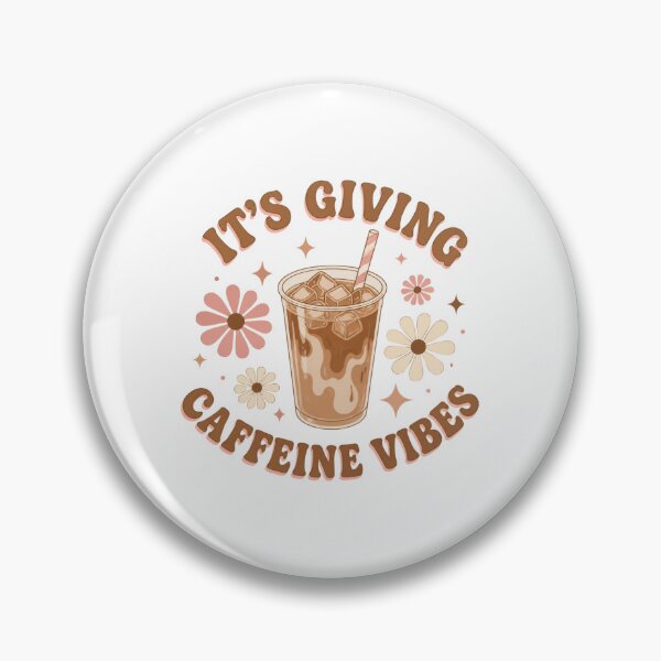 Item preview, It's Giving Caffeine And Vibes Trendy Iced Coffee Aesthetic designed and sold by Créative touche .